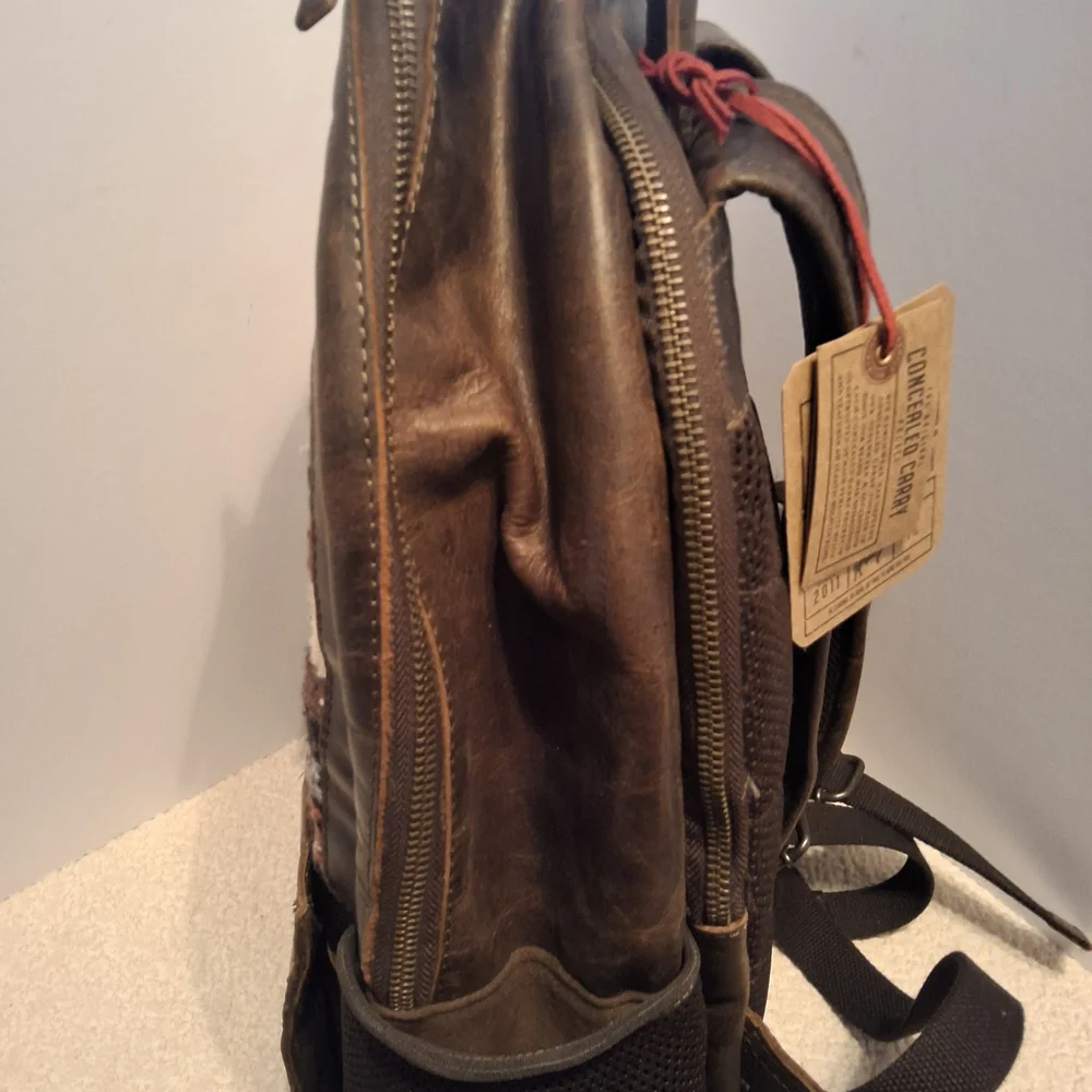 STS Ranchwear Brown and Tan Backpack